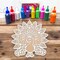 Rangoli Mat Reusable Portable Mdf Rangoli Template 12 Inch Rangoli Boards for Indian Traditional Diwali Navratri Pongal Puja Decoration Diy Stencil for Floor Table Decor - Easy to Fill
